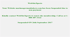 Desktop Screenshot of marinasgermanbakery.com
