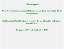 Tablet Screenshot of marinasgermanbakery.com